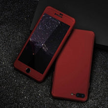 360 Protective Case For iPhone - Glass Front & Back Cover Full Body Coverage Protection Shells - myiphonexcase
