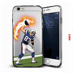 American Football Player Star transparent Phone Case for iphone - myiphonexcase
