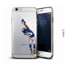 American Football Player Star transparent Phone Case for iphone - myiphonexcase