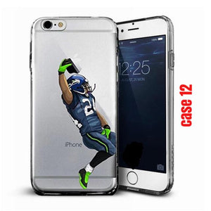 American Football Player Star transparent Phone Case for iphone - myiphonexcase