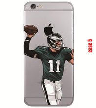 American Football Player Star transparent Phone Case for iphone - myiphonexcase