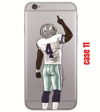 American Football Player Star transparent Phone Case for iphone - myiphonexcase