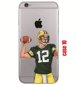 American Football Player Star transparent Phone Case for iphone - myiphonexcase