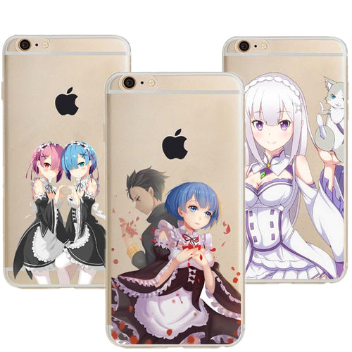 transparent anime girls Phone Case Cover for Apple iphone - myiphonexcase