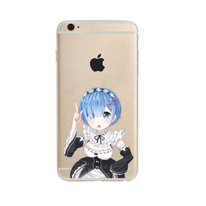 transparent anime girls Phone Case Cover for Apple iphone - myiphonexcase
