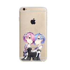 transparent anime girls Phone Case Cover for Apple iphone - myiphonexcase