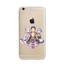 transparent anime girls Phone Case Cover for Apple iphone - myiphonexcase