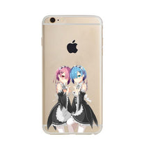 transparent anime girls Phone Case Cover for Apple iphone - myiphonexcase