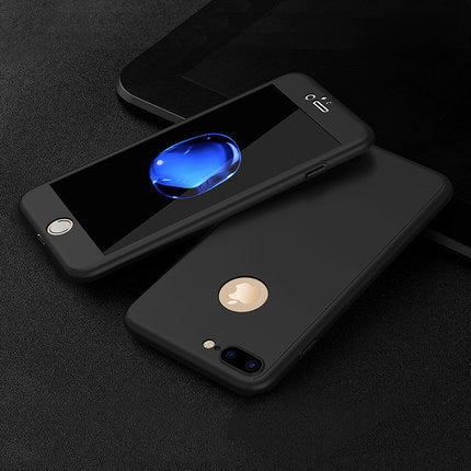 Tempered Glass Mirror Phone Case Full Body Protection Hybrid 360 Cover For iPhone - myiphonexcase