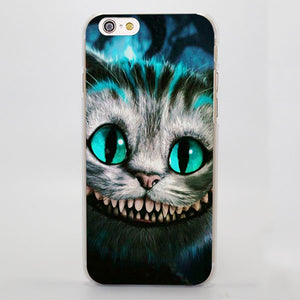anime Cat alice in wonderland  Case Cover for Apple iPhone - myiphonexcase