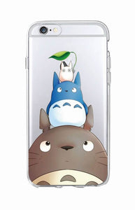 Cute Totoro Anime transparent Phone Case For iPhone - 8 colors available - myiphonexcase