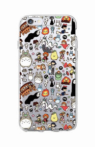 Cute Totoro Anime transparent Phone Case For iPhone - 8 colors available - myiphonexcase