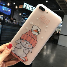 Cute cartoon catBack Cover Phone Cases For iPhone - myiphonexcase