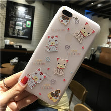 Cute cartoon catBack Cover Phone Cases For iPhone - myiphonexcase