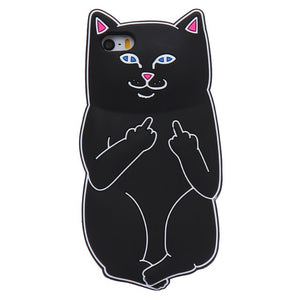 3D finger Cat Case For iPhone - myiphonexcase