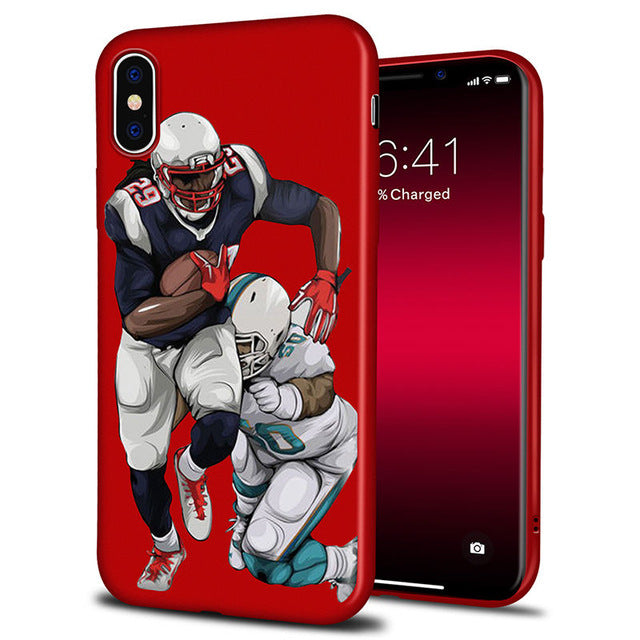 American Football Player Star Back  Cover for iPhone - myiphonexcase