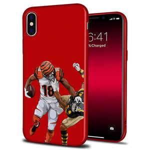 American Football Player Star Back  Cover for iPhone - myiphonexcase